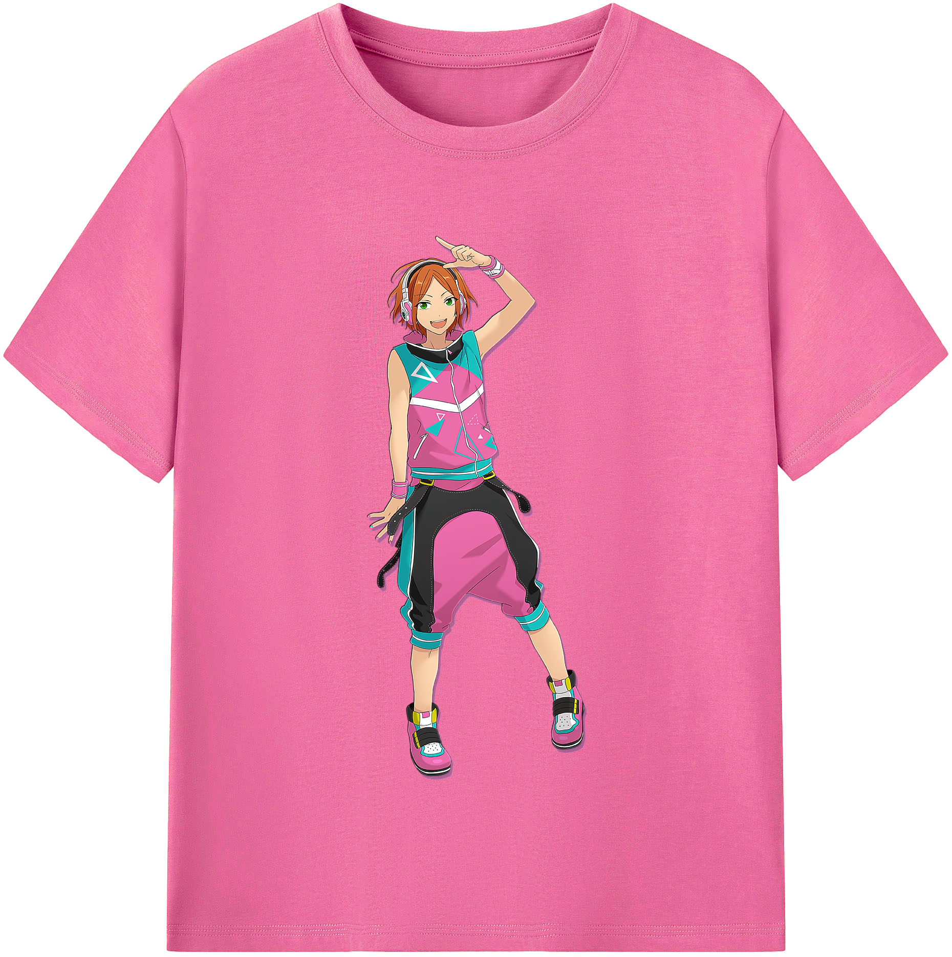 （画像用） あんさんぶるスターズ! Ensemble Stars レディースカジュアルプリントTシャツ（綿100％）
